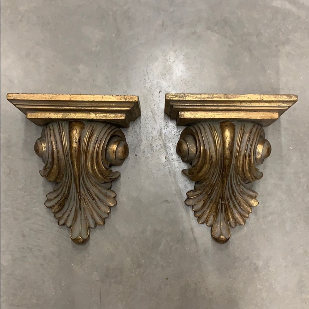 Shelf Display Set of 2 Vintage